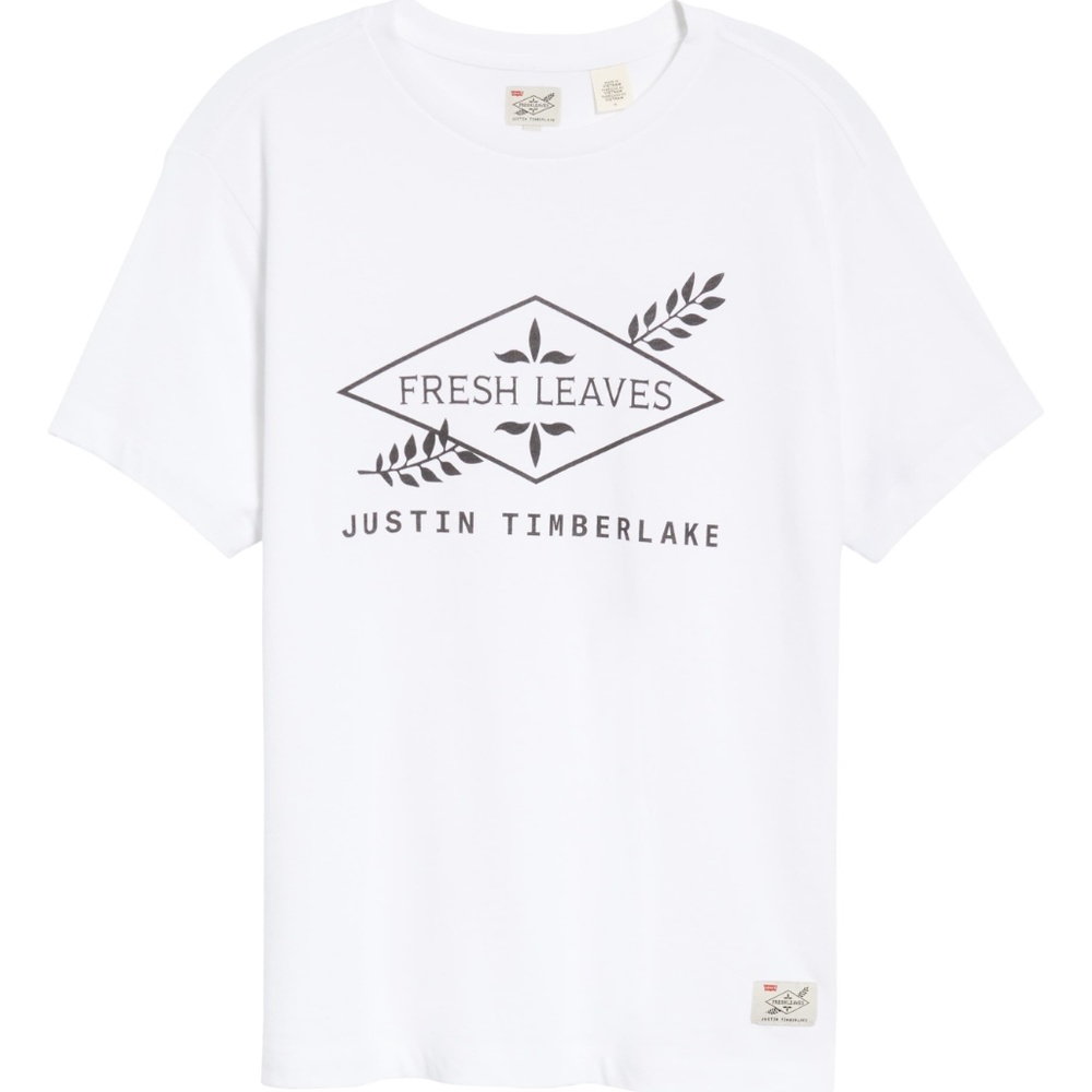 New! Levi's x Fresh Leaves Justin Timberlake T-Shirt S M L XL
